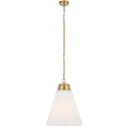 BRINE 40 PENDANT 25wE27max D400 H501 ROD3*200+CHAIN 2m