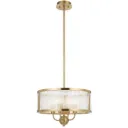 NOREL 4LT PENDANT CTC 4x25wE14 D405 H252 ROD:2*600+1*300