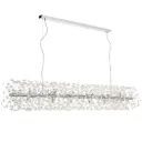 LERIDA 18LT REC PENDANT 18x6wG9max L1680 W300 H300 CRYSTAL H130 (copy)