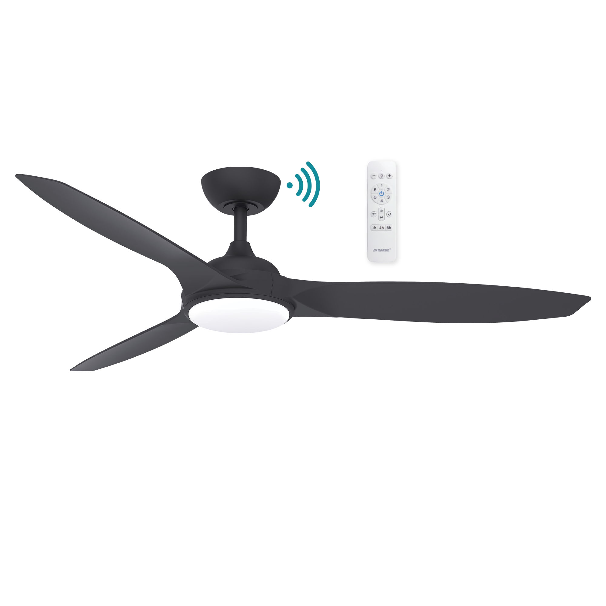 NEWPORT 56" DC SMART CEILING FAN WITH WIFI REMOTE CONTROL + LED LIGHT
