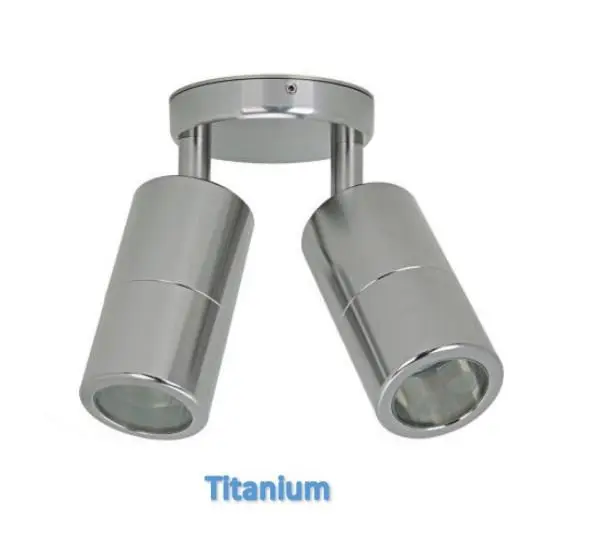 TITANIUM DOUBLE ADJUSTABLE SPOTLIGHT