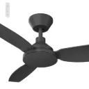 Clayfield DC 48" (1220mm) Black No Light  - All ABS, Quick Connect Blade system -BK