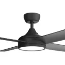 Breeze Silent AC PRO 52" All ABS with 24w LED Light Kit with 3-Speed Wall Controller - Quick Connect