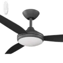 Condor 48" Kit - Black with Light (COP-345M-BK-L) Plus Black Blades (COP-348B-BK) - two boxes