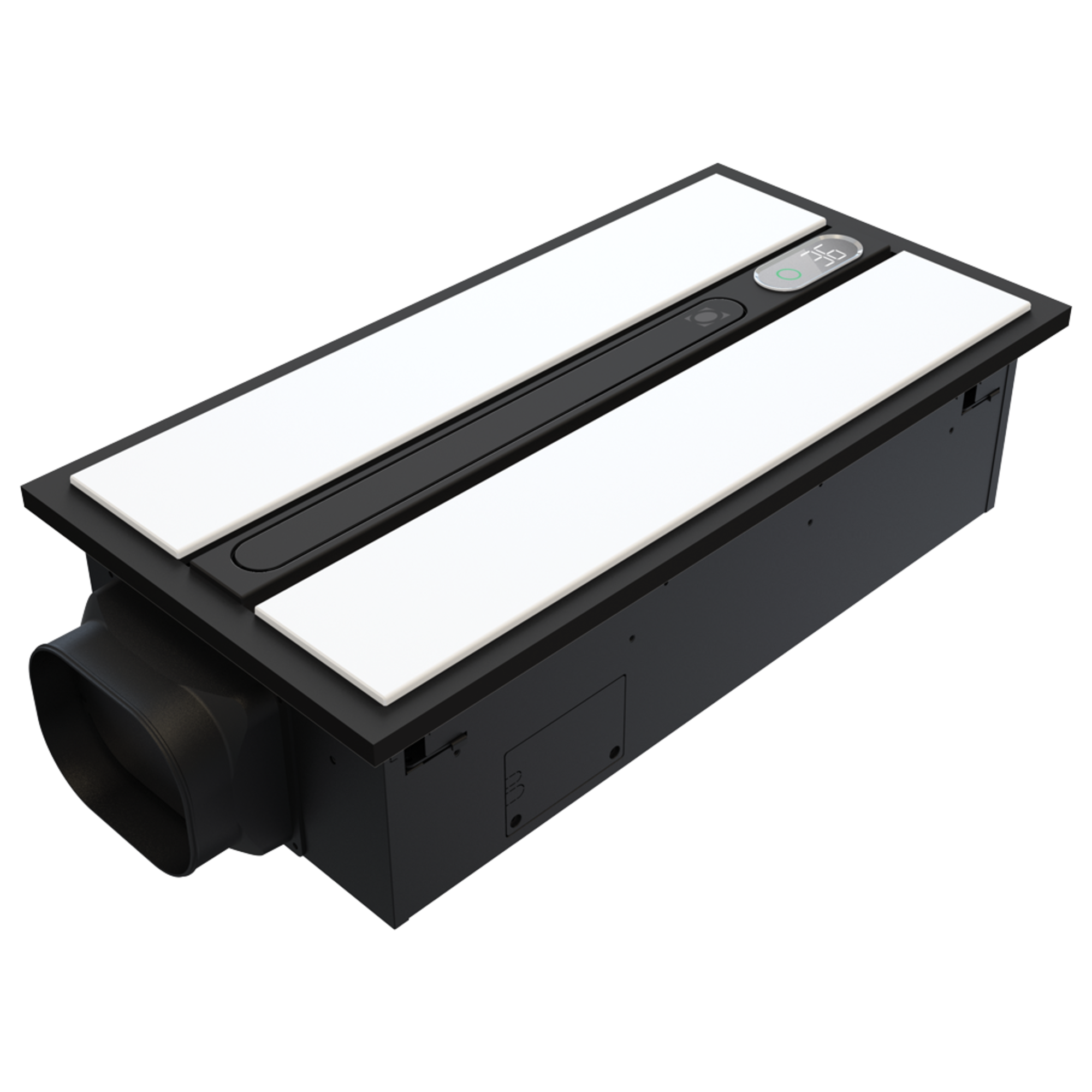 Domus Airsway Premium Slimline 6 in 1 Bathroom Heater with Exhaust Fan and LED Light