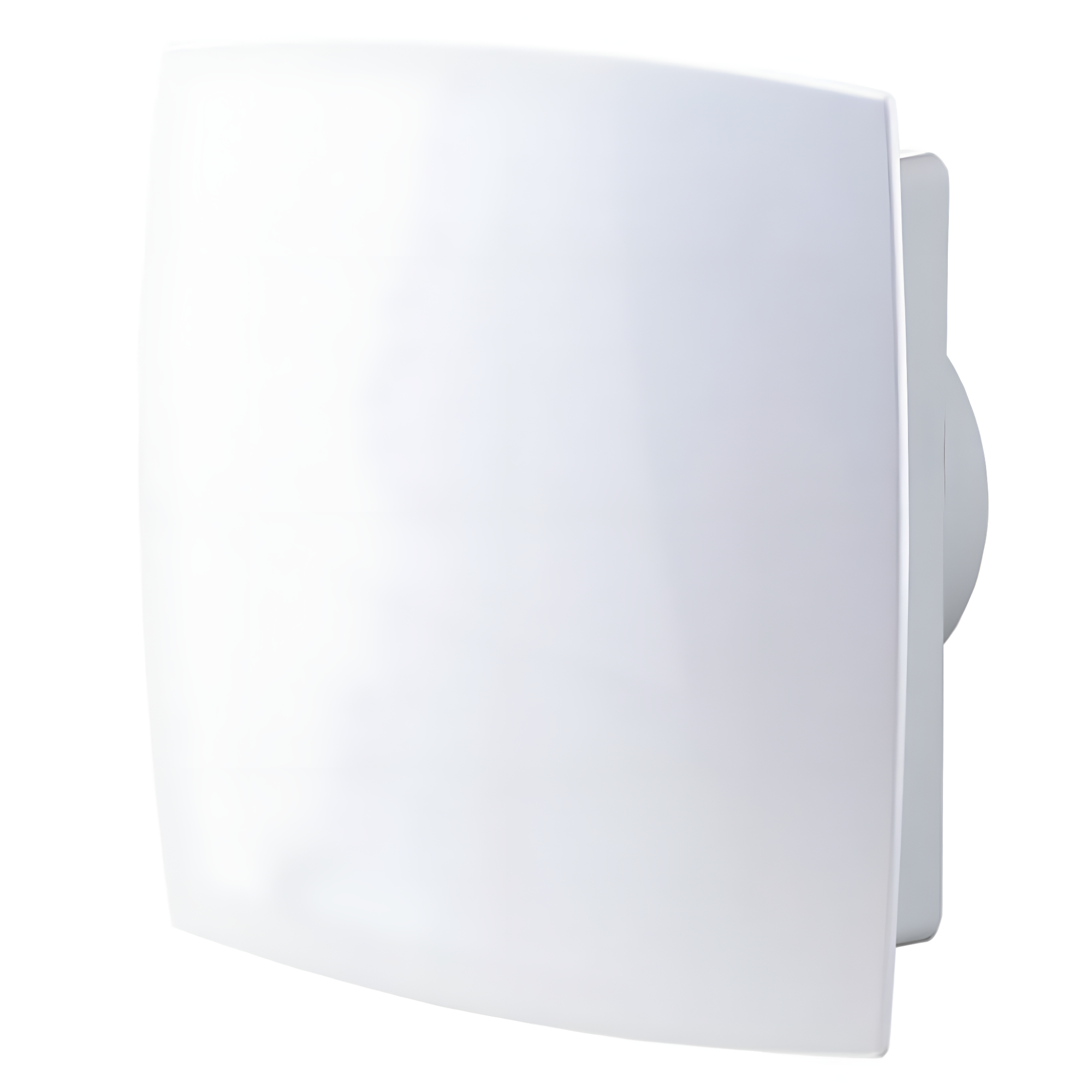 Fanco LD Auto White Minimalist Wall/Ceiling Exhaust Fan with Auto Shutters