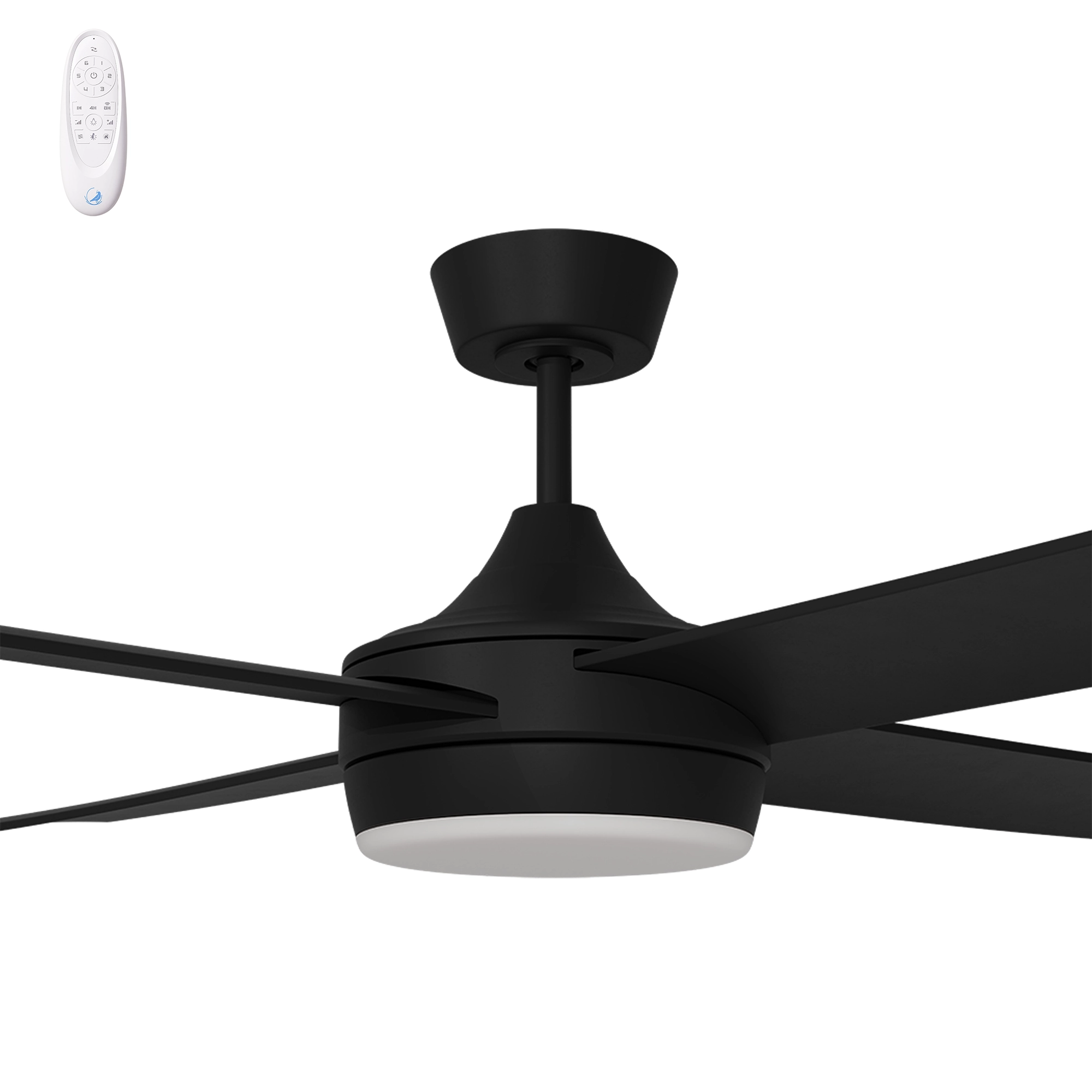 Calibo Breeze Silent 48" (1220mm) ABS Energy Efficient DC Ceiling Fan with 24W LED Light and Remote
