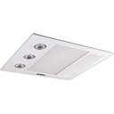 Martec Linear Mini Bathroom 3 In 1 High Extraction Exhaust Fan With LED Light