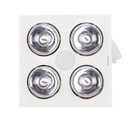Martec Forme 4 3 in 1 Bathroom Heater, Exhaust Fan & LED Light