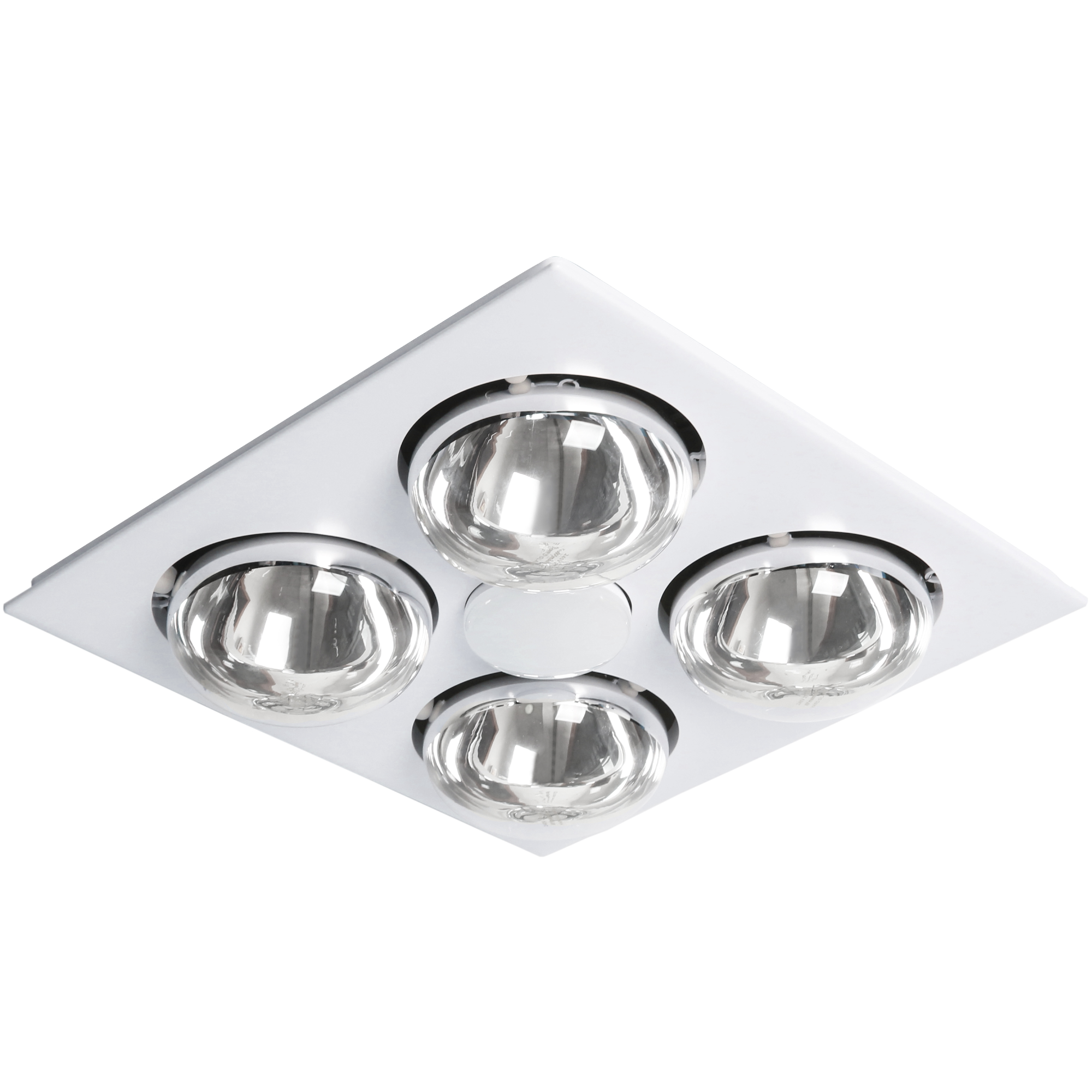 Martec Striker 4 Panel 3 in 1 Bathroom Exhaust Fan and Heater with Tricolour LED Light