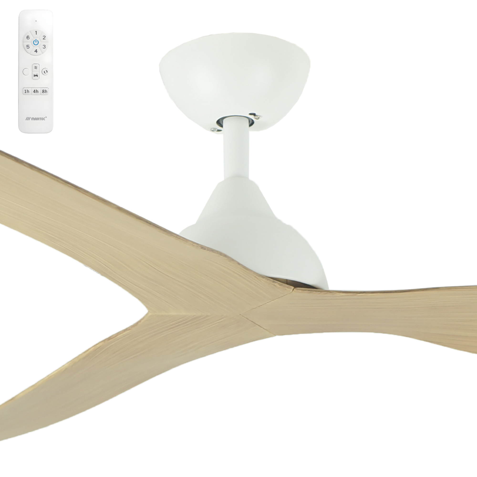 Martec Avoca 52" DC Smart WiFi Ceiling Fan with Remote