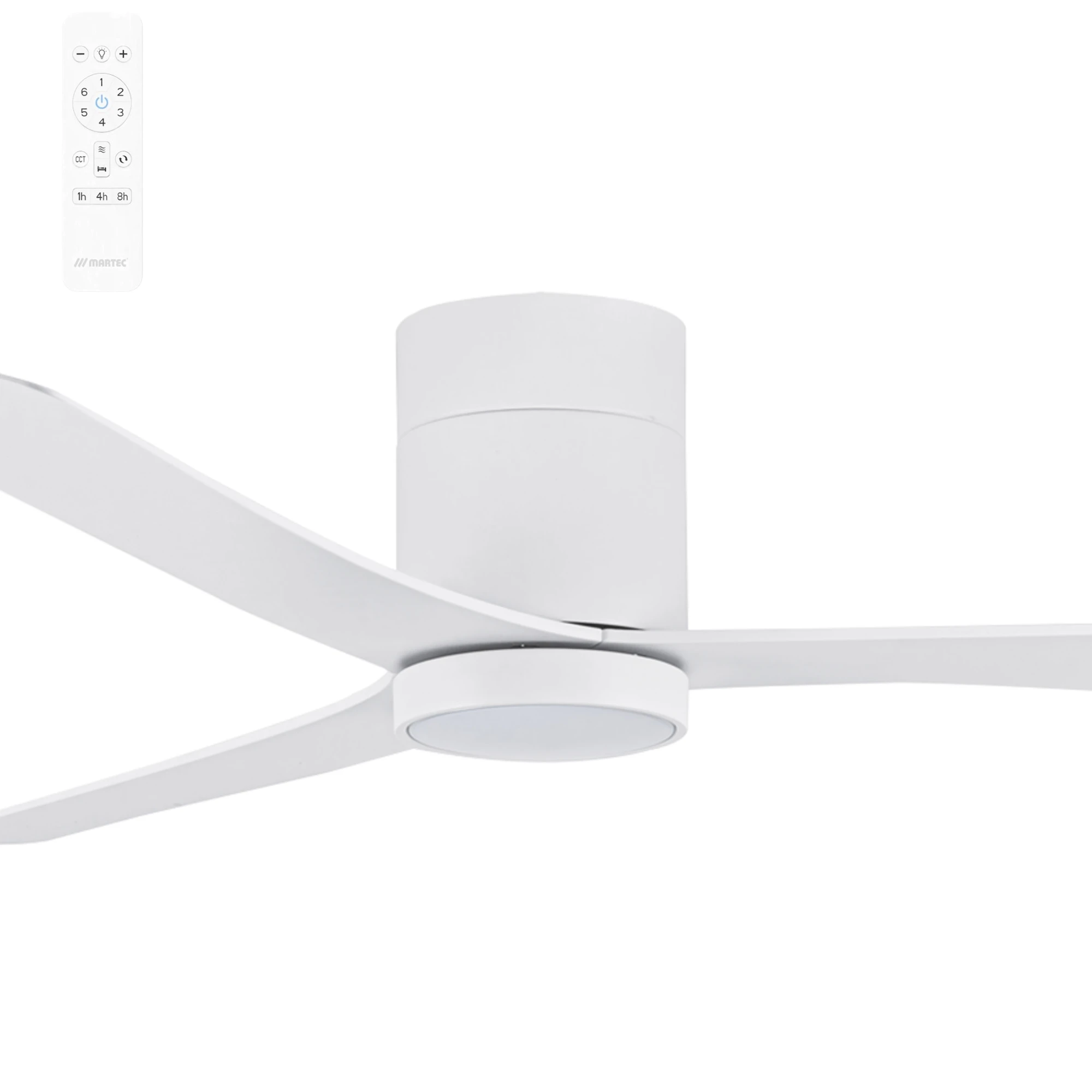 Martec Metro 52" Smart DC Ceiling Fan with 16W CCT Light and Remote
