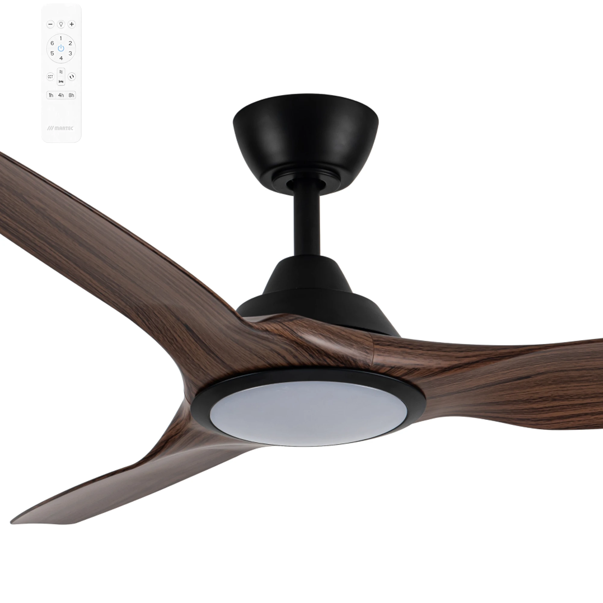 Martec Impact 52" DC Smart Ceiling Fan with 24W Dimmable LED Light and Remote Control