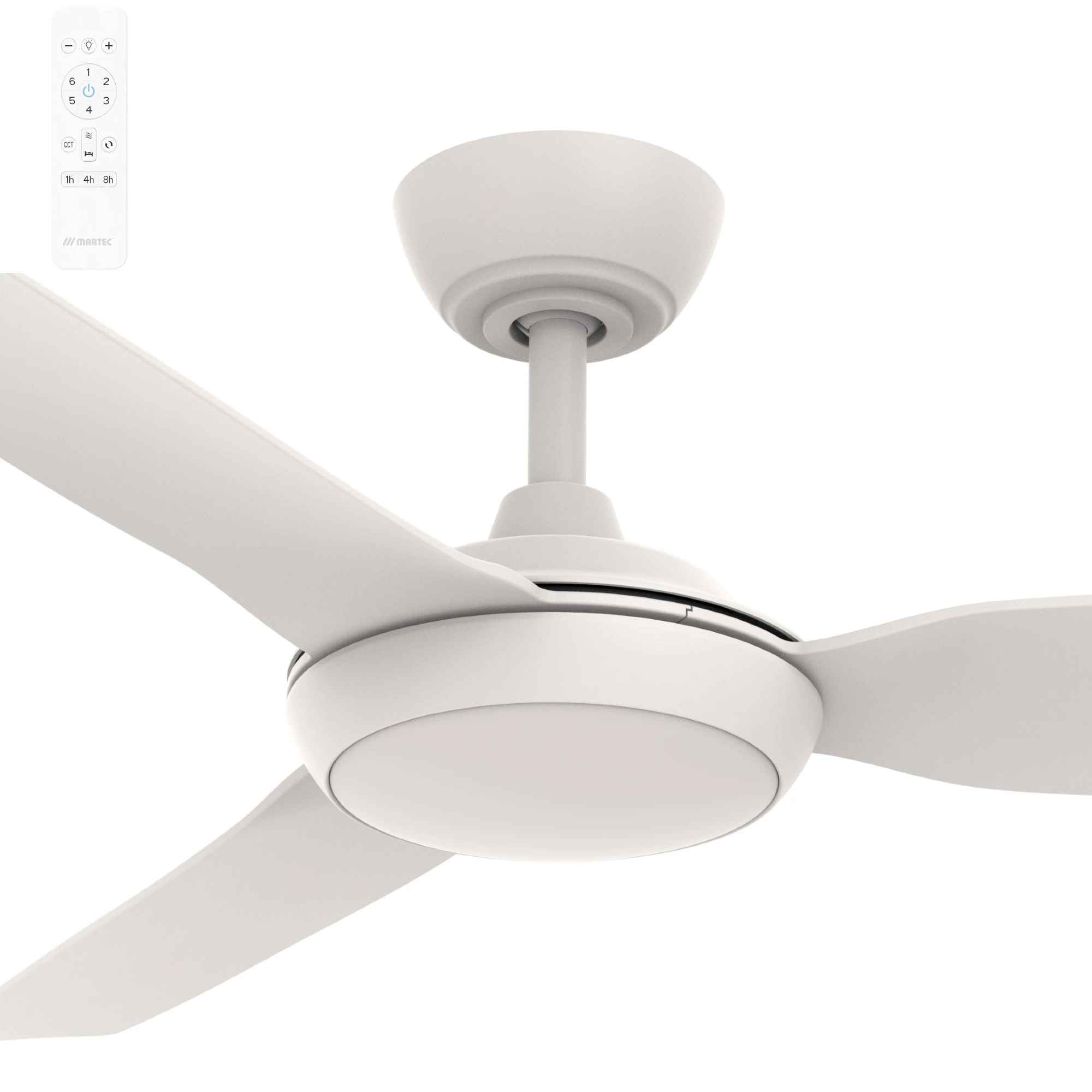 Martec Viper 3 Blade 48" DC Smart WiFi Ceiling Fan with LED Light and Remote