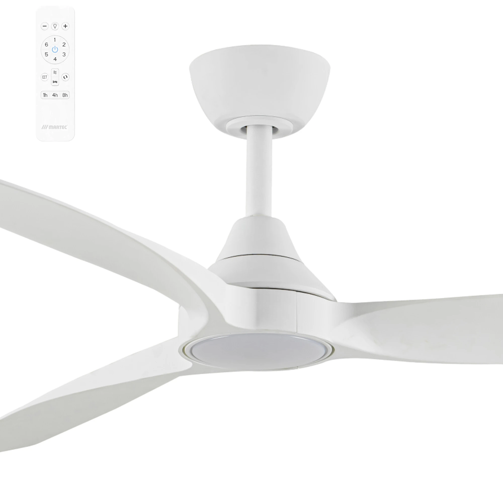 Martec Seaforth 56" DC Smart Ceiling Fan with 16W Dimmable LED Light and Remote Control
