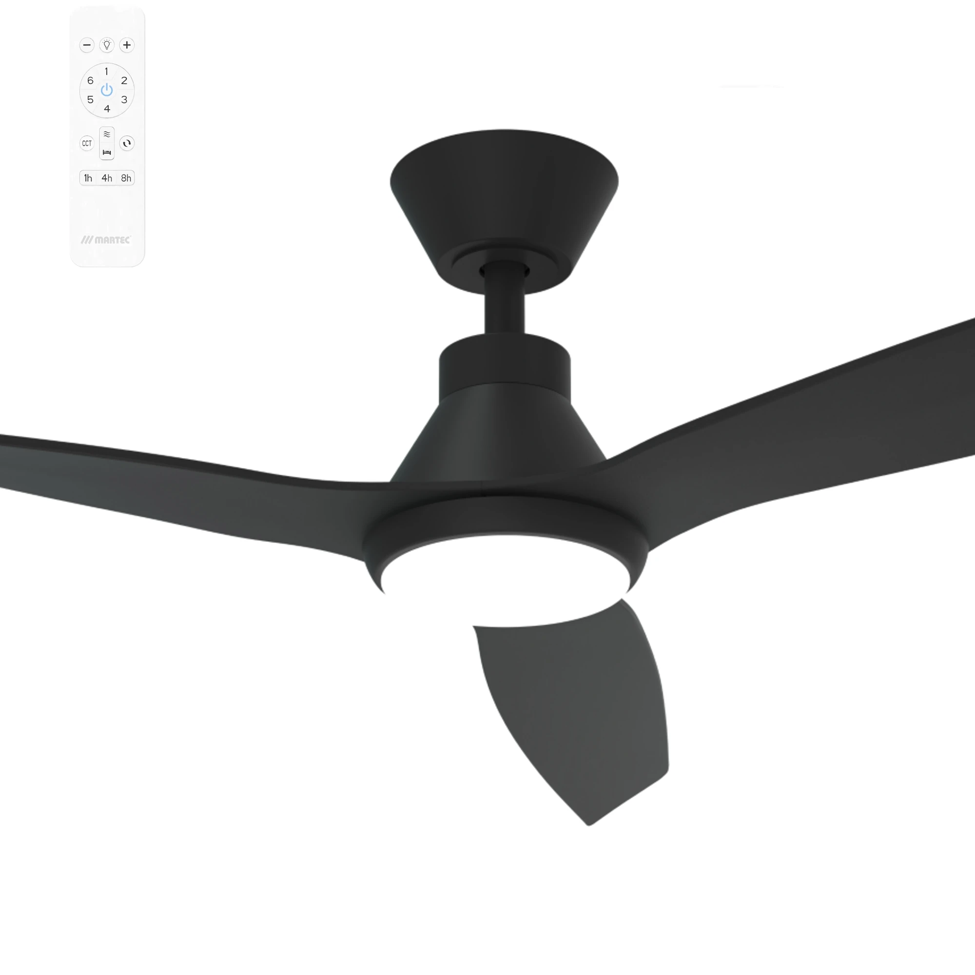 Martec Smart Triumph 52" DC Ceiling Fan with 20W Dimmable LED Light and Wifi Remote Control
