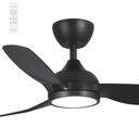 Martec Daytona 52" (1320mm) IP55 Smart WiFi DC Ceiling Fan with 24W CCT LED Light and Remote