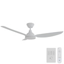 Sora DC Ceiling Fan by Calibo with LED Light – White 52″