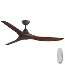 CloudFan SMART DC Ceiling Fan by Calibo – Black with Koa Timber Style ABS Blades 60″