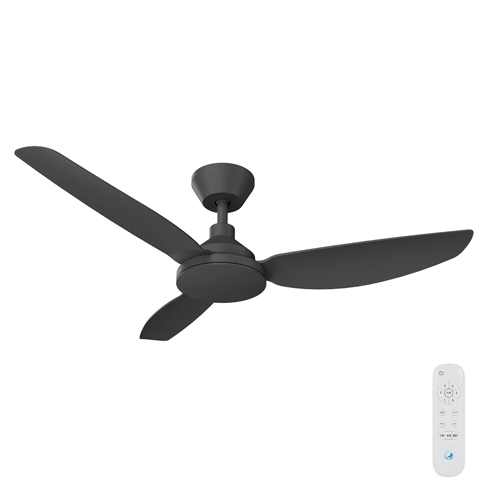 Clayfield DC Ceiling Fan by Calibo – Black 48″