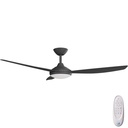 Condor DC Ceiling Fan by Calibo with LED Light – Black 56″