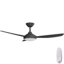 Condor DC Ceiling Fan by Calibo with LED Light – Black 48″