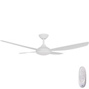 Vanga DC SMART Ceiling Fan by Calibo with LED Light – White 52″