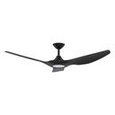 Strike DC Ceiling Fan by Domus with LED Light – Black 60″