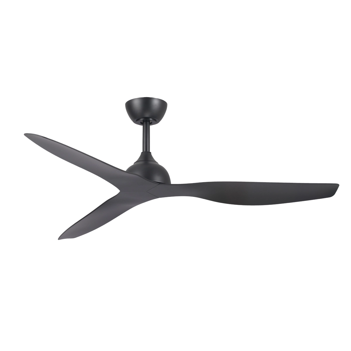 Eco Style DC Ceiling Fan by Fanco with Remote – Black 52″