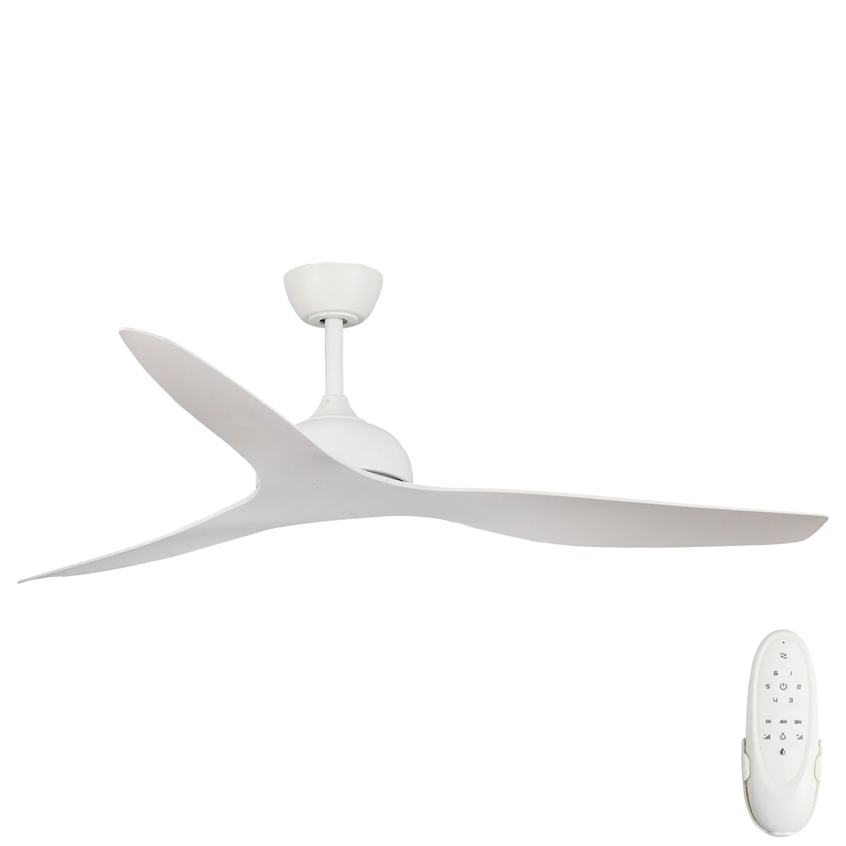 Eco Style DC Ceiling Fan by Fanco with Remote – White 60″