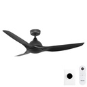 Horizon DC SMART Ceiling Fan by Fanco with Tri-Control – Black 52″