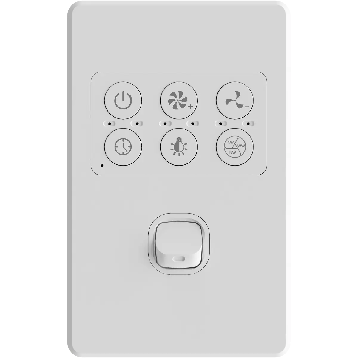 Calibo DC Fan Wall Control - White
