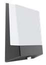 Exterior Bulkhead 11W Rectangular Black 3000K IP65 Letterbox with Sensor 700LM