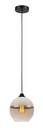 Pendant Light ES White with Amber (Glass) Wine Glass OD200mm