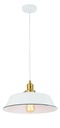 Pendant Light ES 40W White Angled Dome OD360mm