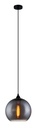 Pendant Light ES Smoke Black (Glass) Wine Glass with Raindrop OD250mm
