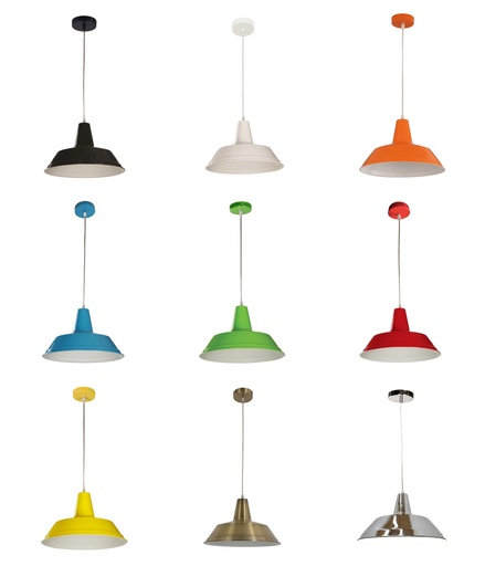 Pendant Light ES Angled Dome OD355mm