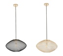 Pendant Light ES 60W Oval Stainless Steel OD400mm
