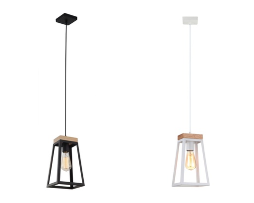 Pendant Light ES Wood Trapezium OD170mm