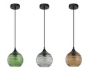 Pendant Light ES OD170mm H180mm Wine Glass Wavy Glass