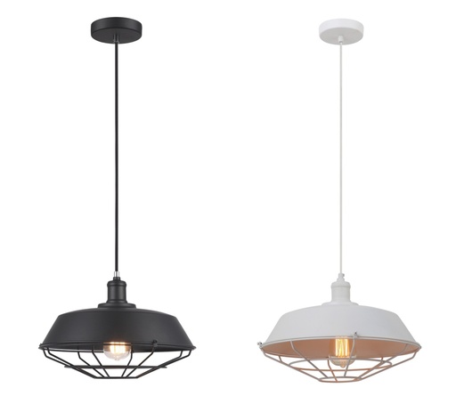 Pendant Light ES Dome with Cage OD360mm