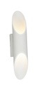 Wall Light Interior Surface Mounted Up/Down 6W Tube Matte White 3000K 262LM