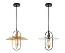 Pendant Light ES Oblong with Clear Glass Coolie OD315mm