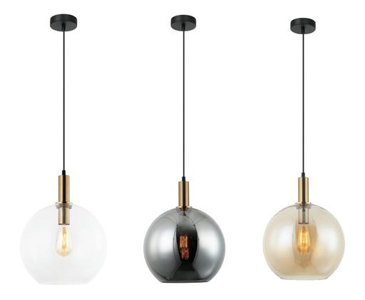 Pendant Light ES 40W Wine Glass Extended Bronze Highlight