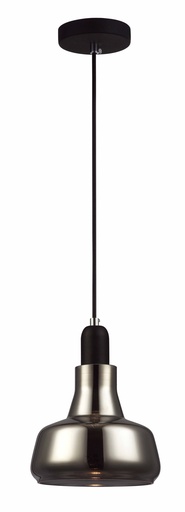 [PENOLA] Pendant Light GU10 Smoke Glass Dome OD165mm