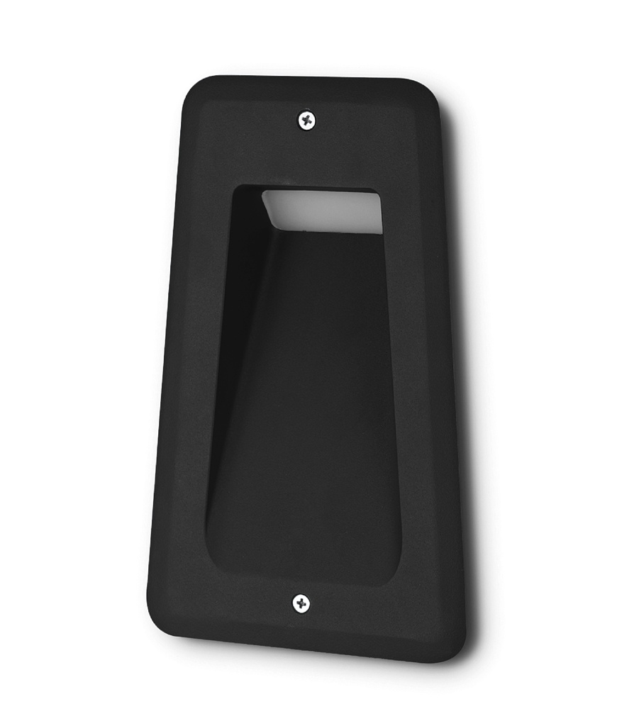 Step Light Recessed 7W Trapezium 3000K IP54 Anti-Glare W106mm 190Lm
