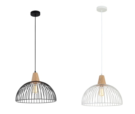 Pendant Light ES Small Wire Dome OD400mm