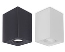 Downlight Fixed Surface Mounted Gimbal GU10 Square IP20 L125 x W97mm