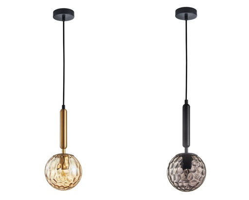 Pendant Light ES 72W Spherical Glass Enclosed