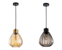 Pendant Light ES 72W Wine Glass Ribbed OD200 x H200mm